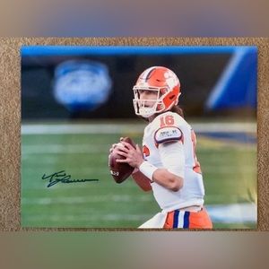 Trevor Lawrence Autographed Photo 8.5x11 Clemson Tigers